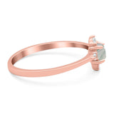 Minimalist Round Natural Stone Ring