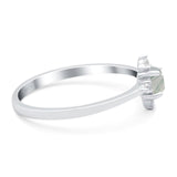 Minimalist Round Natural Stone Ring