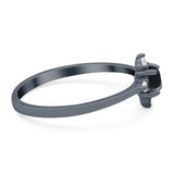 Minimalist Round Natural Stone Ring