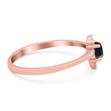 Minimalist Round Natural Stone Ring