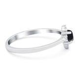 Minimalist Round Natural Stone Ring