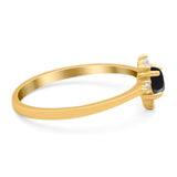 Minimalist Round Natural Stone Ring