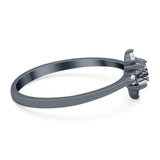 Minimalist Round Natural Stone Ring