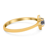 Minimalist Round Natural Stone Ring