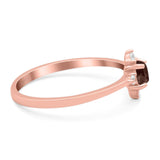 Minimalist Round Natural Stone Ring