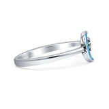Oxidized Moon & Star Ring