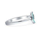 Oxidized Moon & Star Ring