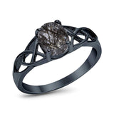 Oval Celtic Trinity Knot Ring