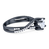 Art Deco Round Natural Stone Twisted Ring