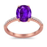 Art Deco Oval Natural Stone Wedding Ring