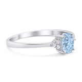 Art Deco Oval Natural Stone Wedding Ring