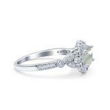 Art Deco Halo Engagement Ring