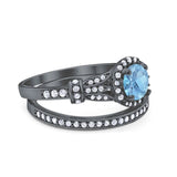 Art Deco Two Piece Bridal Ring
