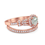 Art Deco Two Piece Bridal Ring
