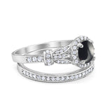Art Deco Two Piece Bridal Ring