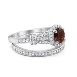 Art Deco Two Piece Bridal Ring