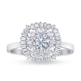 Round Natural Stone Cocktail Ring