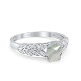 Oval Natural Stone Vintage Marquise Style Ring