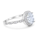 Oval Vintage Style Natural Stone Art Deco Ring