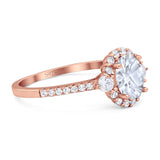 Vintage Style Oval Natural Stone Solitaire Ring