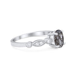 Art Deco Oval Marquise Style Ring