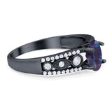 Vintage Style Oval Natural Stone Ring