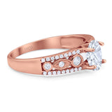 Vintage Style Oval Natural Stone Ring