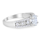 Vintage Style Oval Natural Stone Ring