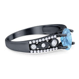 Vintage Style Oval Natural Stone Ring