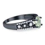 Vintage Style Oval Natural Stone Ring