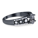 Vintage Style Oval Natural Stone Ring