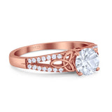 Vintage Style Round Natural Stone Ring