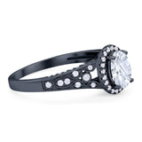 Vintage Style Oval Natural Stone Art Deco Ring