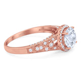 Vintage Style Round Natural Stone Ring