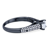 Vintage Style Round Natural Stone Ring