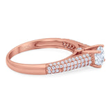 Vintage Style Round Natural Stone Ring