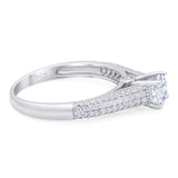 Vintage Style Round Natural Stone Ring