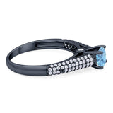 Vintage Style Round Natural Stone Ring