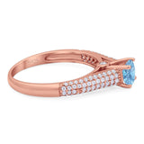 Vintage Style Round Natural Stone Ring