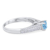 Vintage Style Round Natural Stone Ring