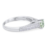 Vintage Style Round Natural Stone Ring