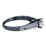 Vintage Style Round Natural Stone Ring