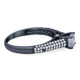 Vintage Style Round Natural Stone Ring