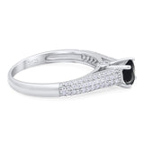 Vintage Style Round Natural Stone Ring