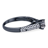 Vintage Style Round Natural Stone Ring