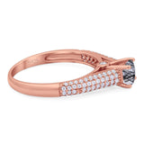 Vintage Style Round Natural Stone Ring