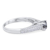 Vintage Style Round Natural Stone Ring