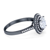 Vintage Style Round Natural Stone Ring