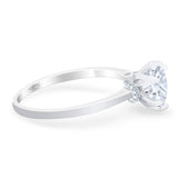 Art Deco Round Natural Stone Halo Ring