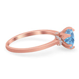 Art Deco Round Natural Stone Halo Ring